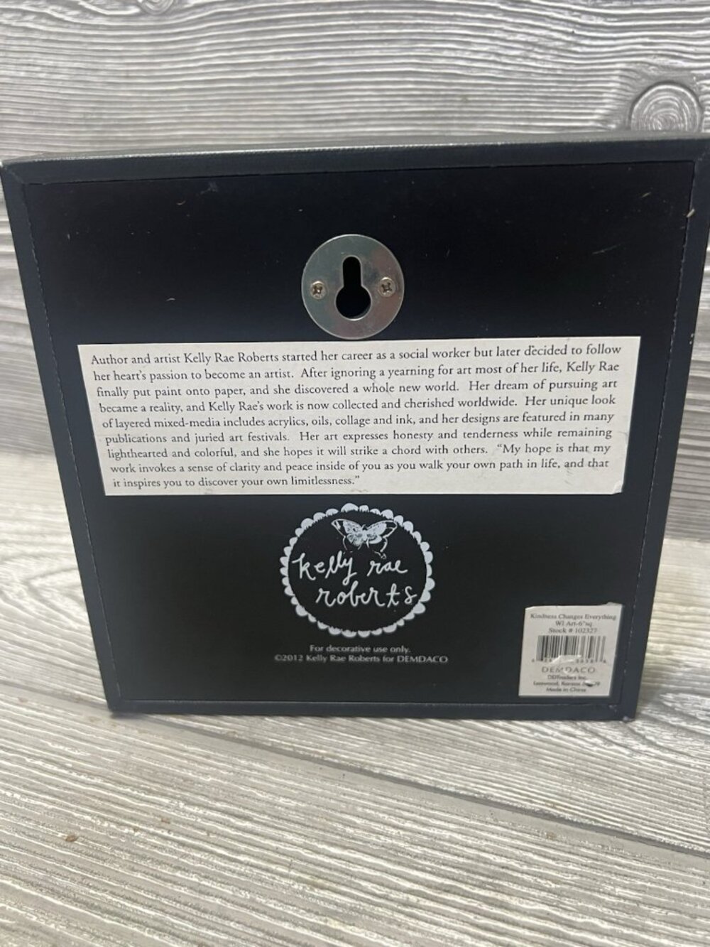 Kelly Rae Roberts Kindness Changes Everything Boho Block Plaque Sign Demdaco 6” - Picture 9 of 9